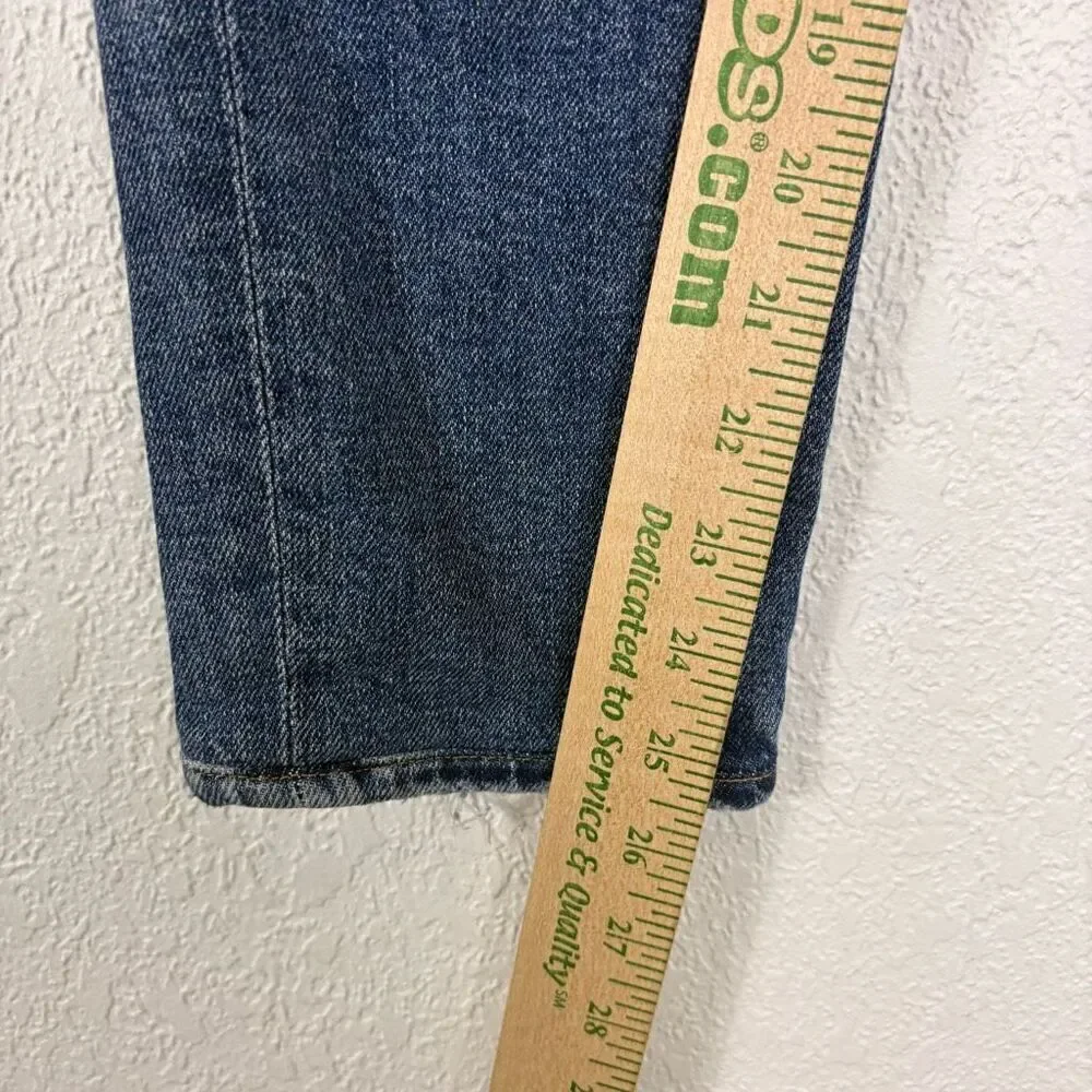 Agolde High Waisted Skinny Ankle Jeans Hidden‎ Button Fly Size 27